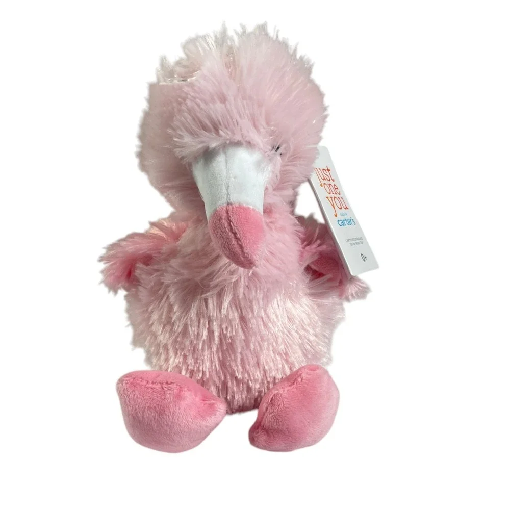 Carters Pink Flamingo Bird Plush 10